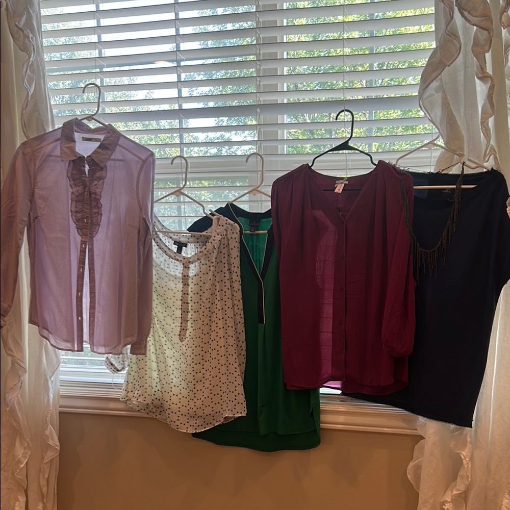 Women's Burgundy Blouse